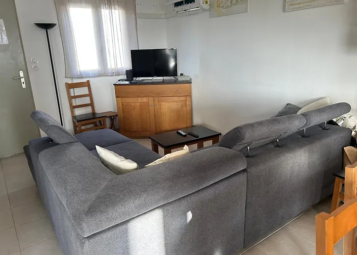 T3 Bord De - Vue A 500 M De La Plage- Piscine Chauffee A Casetta Di A